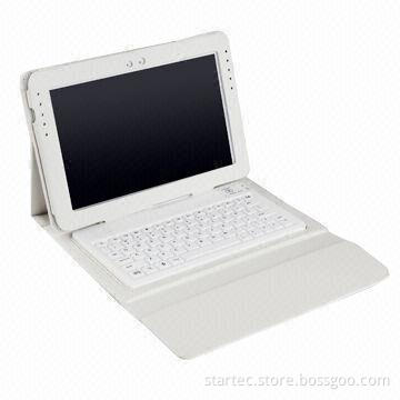 Bluetooth Keyboard with Silicone Case, Suitable for 10-inch Samsung Galaxy N8000